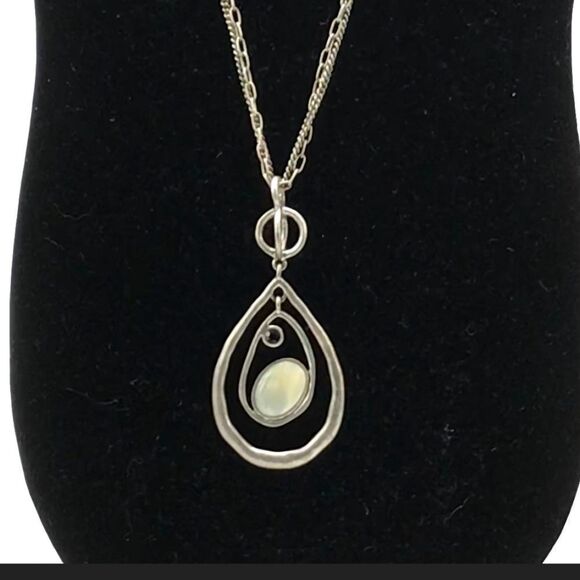 LIA SOPHIA SILVER TONE 2 STRAND RESIN 16"-19" NECKLACE NWT - Picture 5 of 5